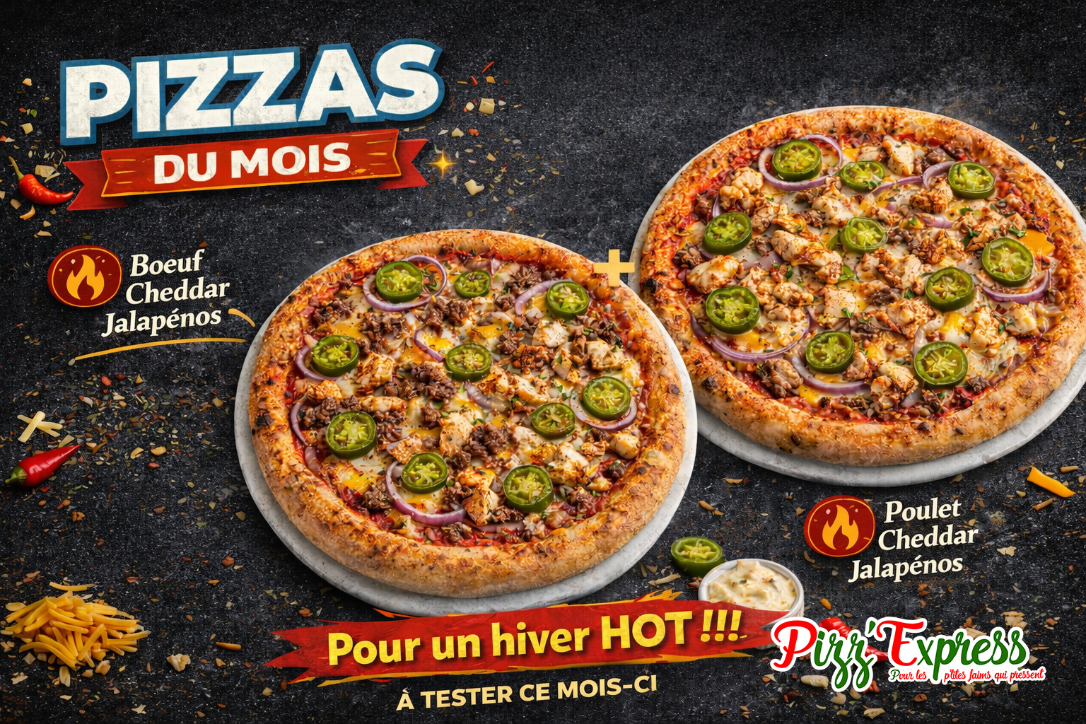 🔥🍕 LES PIZZAS DU MOIS SONT LÀ ! 🍕🔥